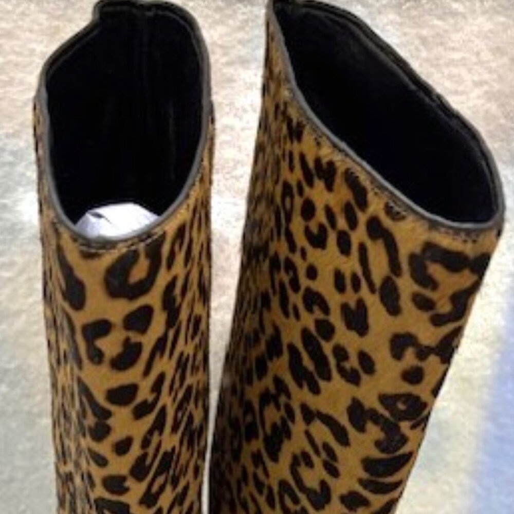Steve Madden Dagne Pony Hair knee high boots NWOT Size 8-1/2 - Picture 7 of 7